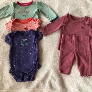 Carter's Multicolor Baby Bodysuit Set